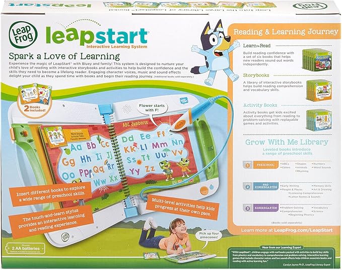 LeapFrog LeapStart Bluey Fun and Games Activity Bundle