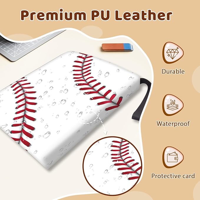 900 Pocket Baseball Trading Card Binder, Trading Card Storage Album with 50 Durable 9-Pocket Pages, Double Sided Pocket Zipper Binder for Christmas Thanksgiving Birthday