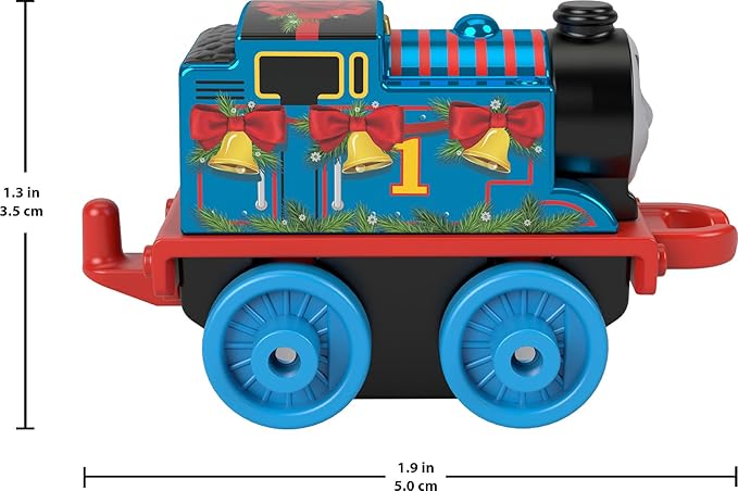 Thomas & Friends MINIS Advent Calendar 2023, Christmas 24 Miniature Toy Trains and Vehicles for Preschool Kids Ages 3+ Years