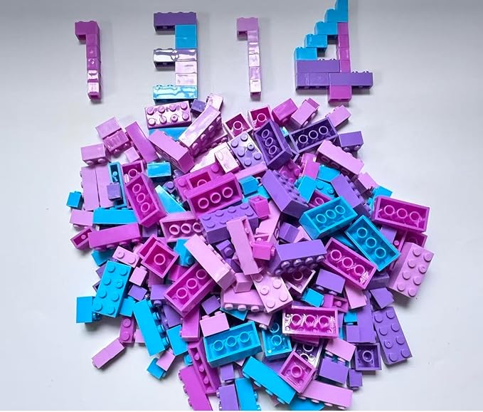 100 Pieces Friend Girls Building Bricks, Bulk Small Bricks for Building, Compatible with Lego Parts and Pieces, Creative Christmas Building Block Toys for Boys Girls Ages 6 7 8 9 10 Years Old