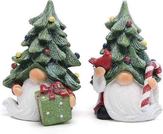 Hodao Christmas Gnomes Decorations Indoor Home Decor Christmas Tree Gnomes Figurines Table Decorations Cute Christmas Gnomes Gifts
