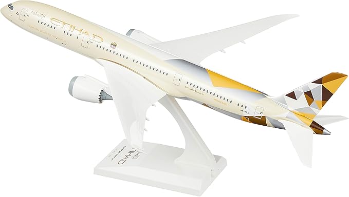 Skymarks Daron Etihad 787-9 Airplane Model (1/200 Scale)