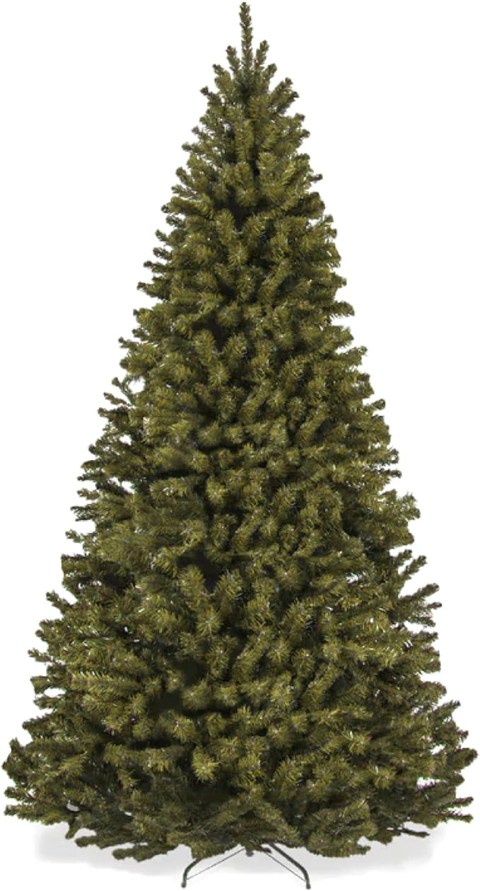 Best Choice Products Artificial Christmas Tree, 4.5ft Premium Unlit Realistic Spruce Holiday Décor w/Dense Branches, Easy Assembly, Metal Base - Green Spruce