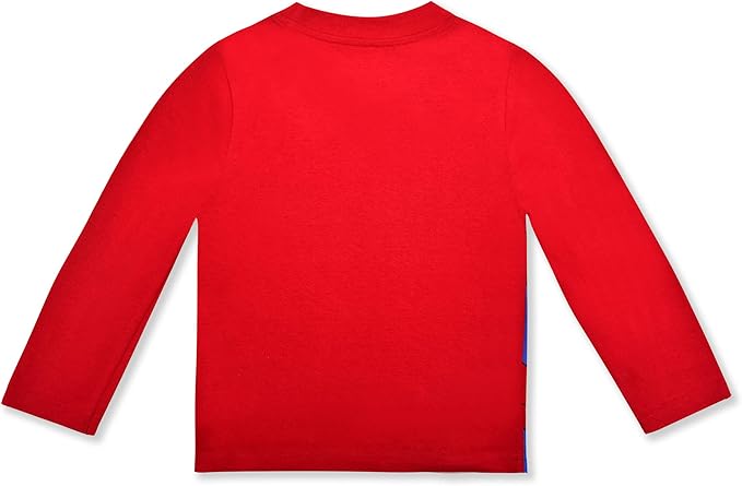 Marvel Spider-Man Boys Long Sleeve Shirt and Pants Set for Toddlers