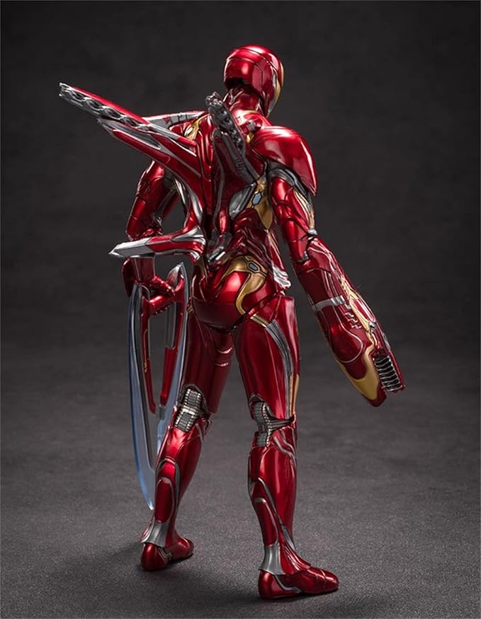 OVONNI 7 Inch MK50Ironman(Deluxe Version) Collectible Action Figure,All Joints Movable,Multi Weapon Accessories