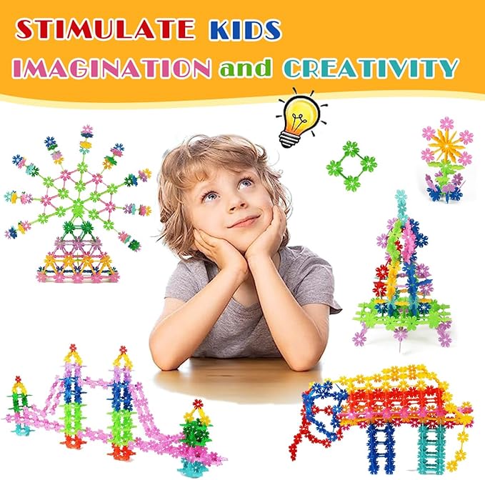 QUN XING Building Toys Stem Toys 300PCS Big Size Interlocking Creative Educational Building Blocks Set Classroom Must Haves Manipulatives for Preschool for Teacher Boys and Girls Kids Ages 4-8
