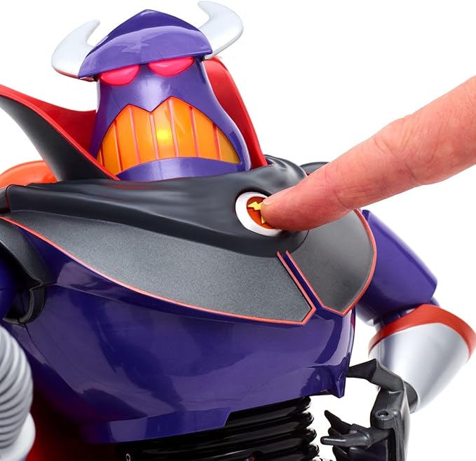 Disney Store Official Zurg Interactive Talking Action Figure from Toy Story, Features Sounds and Phrases from the Movies, Interacts with Other Figures and Toys