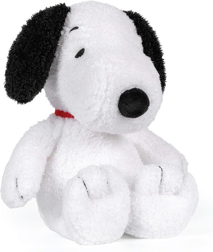 KIDS PREFERRED Peanuts Charlie Brown Snoopy Plush Cuteeze with Crinkle Feet, Extra Soft Stuffed Animal Toy for Baby Toddler Boys & Girls 12 Inch Size