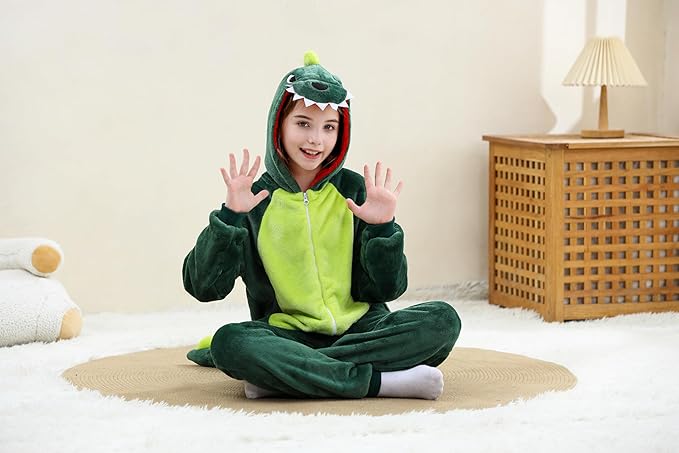 Unisex Adult Onesie Pajamas, Polar Fleece Cosplay Animal One Piece Halloween Costume Pajamas Homewear