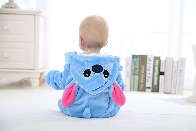 Dream cosplay Unisex Baby Costume,Baby Flannel Animal Halloween Home Clothing