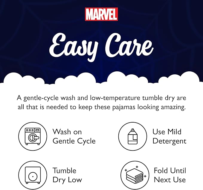 Marvel Boys' Footless One Piece Pajamas