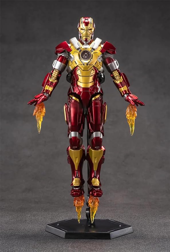 7 Inch MK17Ironman Action Figure (1/10 Scale) with Lots of Accessories,Exquisite Painting Collectible Toy