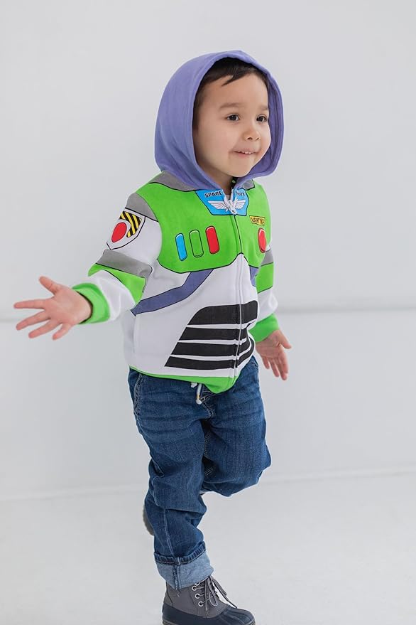 Disney Pixar Toy Story Fleece Zip Up Hoodie Toddler to Big Kid Sizes (2T - 10-12)