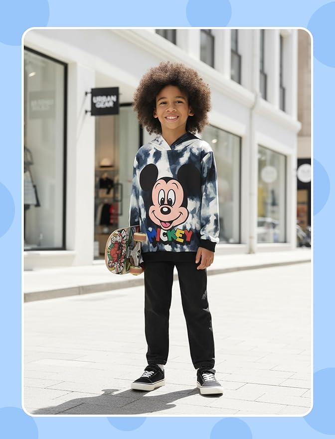 Disney Lilo & Stitch Minnie Mickey Spiderman Frozen Elsa Boys/Girls Hoodie Sweatshirt Graphic Pullover Tops Toddler-Big Kid