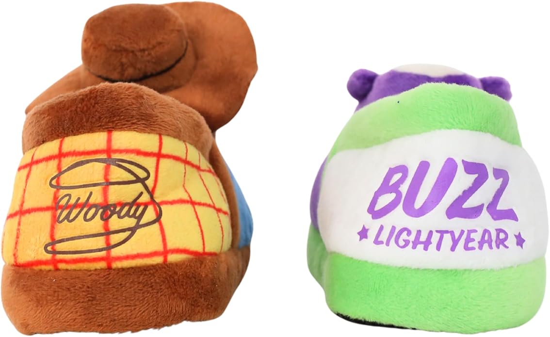 Toy Story Slippers - Disney Boys Buzz Lightyear and Woody kids home shoe