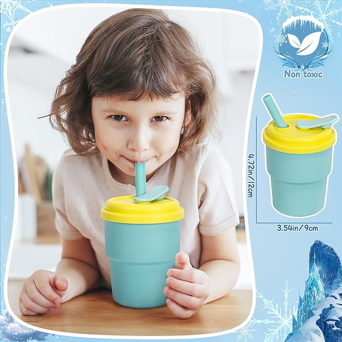 Play Purse for Little Girl, Princess Frozen Toy Purse with Accessories, Pretend Makeup Set, Handbag, Wallet, Water Bottle, Birthday Toy for Girl 3 4 5 6 7 8 Year Old