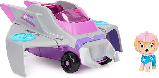 Paw Patrol Aqua Pups Skye Transforming Manta Ray Vehicle with Collectible Action Figure, Kids Toys for Ages 3 and up