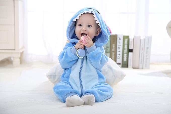 Dream cosplay Unisex Baby Costume,Baby Flannel Animal Halloween Home Clothing