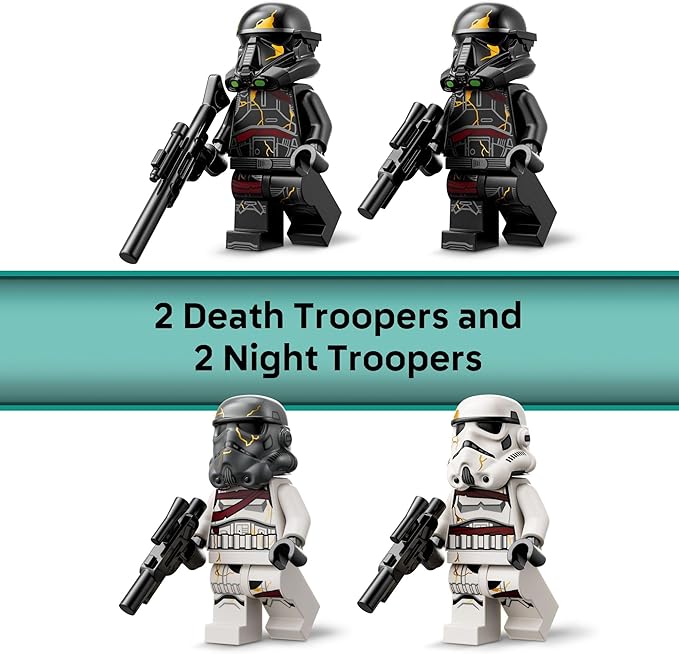 LEGO Star Wars Death Trooper & Night Trooper Battle Pack Kids Toy - Building Set for Pretend Play - Ahsoka Series Model Kit for Boys and Girls, Ages 6+ - Birthday Gift Idea for Movie Fans -75412