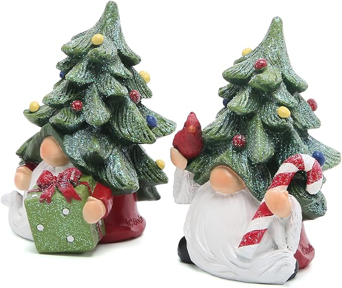 Hodao Christmas Gnomes Decorations Indoor Home Decor Christmas Tree Gnomes Figurines Table Decorations Cute Christmas Gnomes Gifts
