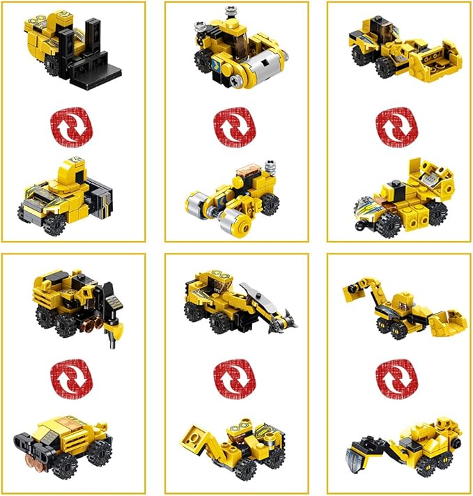 Robot Building Toys for 6 7 8 9 10 11 12 13 14 Years Old Kids | 25-in-1 Construction Blocks Sets for Robot or Trucks, Christmas Birthday Gifts for Age 6-8 7-9 8-14 yrs Boys