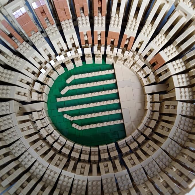 5000pcs Euro Construction Roma Colosseum Micro Mini Building Blocks Toys - Bring The Ancient History Home & Enjoy Challenging Entertainment Time