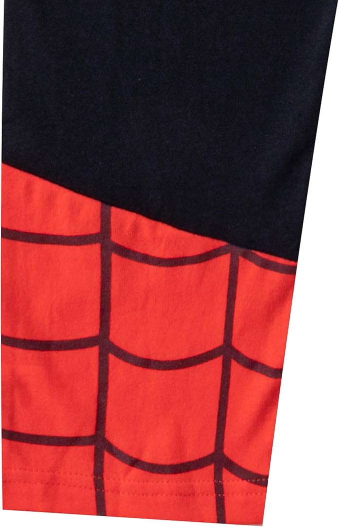 Marvel Miles Morales Spider-Man Boys Cosplay Hooded Coverall for Toddlers and Big Kids