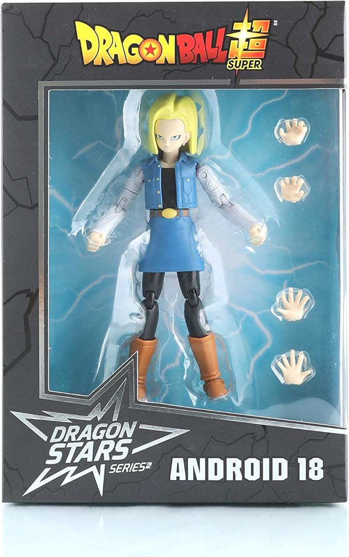 Dragon Ball Super - Dragon Stars - Android 18, 6.5" Action Figure