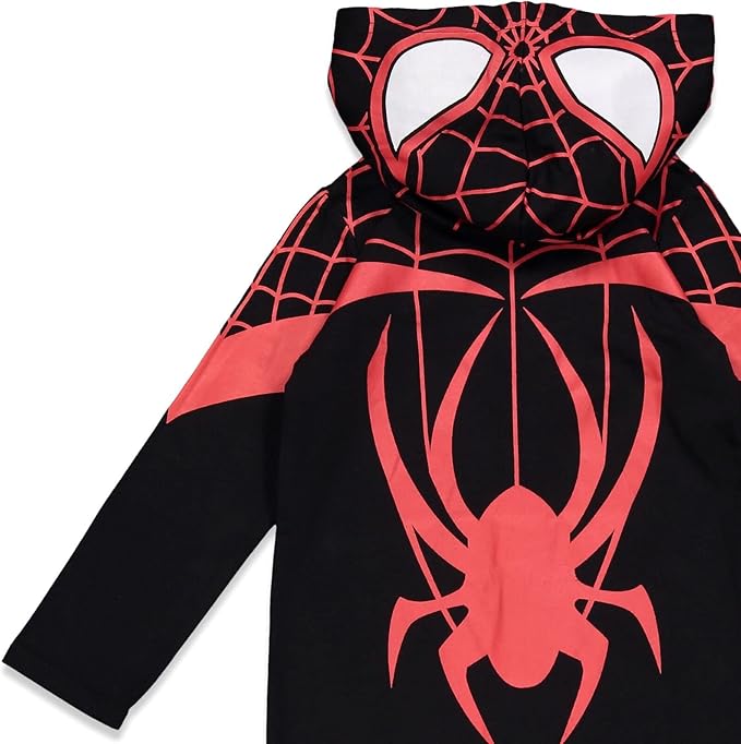 Marvel Avengers Spider-Verse Spider-Man Venom Iron Man Zip Up Cosplay Coverall Newborn to Little Kid