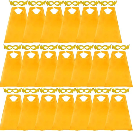D.Q.Z Superhero-Capes for Kids 20 Sets, Group Super Hero Costume Toys for 3-10 Boys Girls Halloween Birthday Gifts