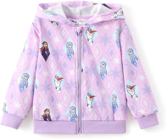 Disney Frozen Stitch Princess Minnie Mickey Spiderman Girls/Boys Zip Up Hoodie Fall Zipper Sweatshirt Jacket Toddler-Big Kid