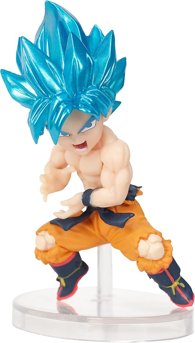 Bandai Namco - Dragon Ball Super - Super Saiyan Blue Goku, Super Saiyan Blue Vegeta, Super Saiyan Broly, and Piccolo, Dragon Ball Adverge 2" Figure (Box Set 3)