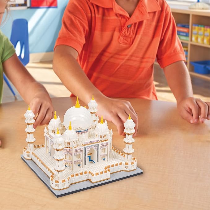 Micro Mini Blocks Architecture Taj Mahal Model Building Blocks Set Architecture Collection (4036 PCS)