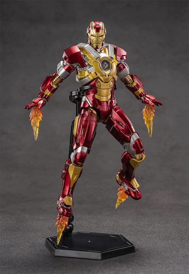 7 Inch MK17Ironman Action Figure (1/10 Scale) with Lots of Accessories,Exquisite Painting Collectible Toy