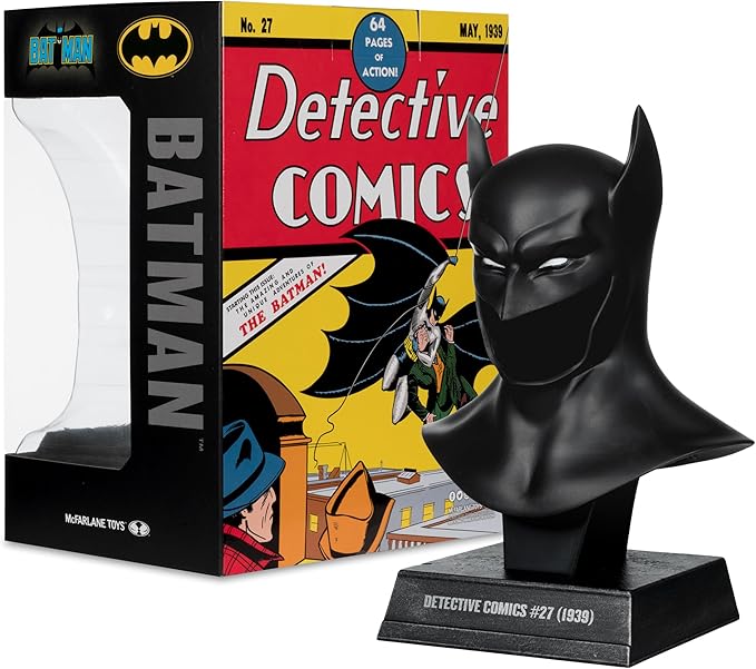 McFarlane Toys - DC Direct Batman Detective Comics #27 (1st Appearance) Cowl Replica 1:3 Scale