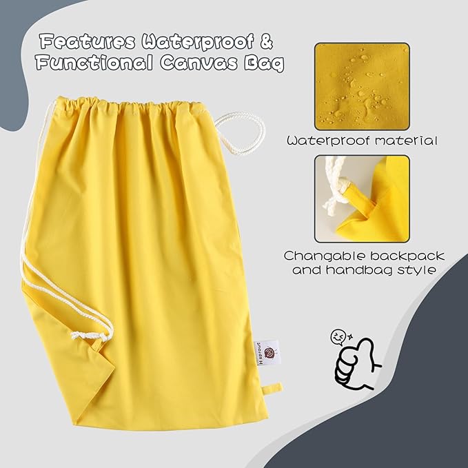 Toddlers Nap Mat with Removable Pillow and Soft Blanket, Lightweight Daycare Preschool Kindergarten Sleeping Bag, Travel Slumber for Kids Girls Boys