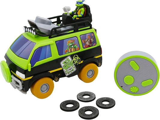 Teenage Mutant Ninja Turtles: Tales of The TMNT – Sewer Cap Striker RC Car | Full-Function Remote Control Vehicle | Launches 10 Foam Sewer Caps | Sewer Cap Remote Controller | Ages 6+