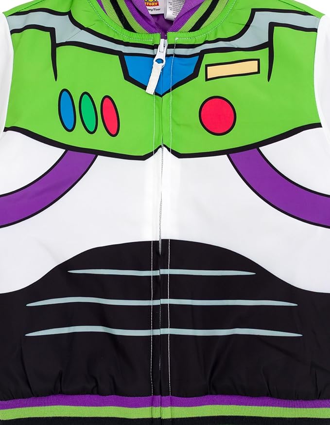 Disney Toy Story Cars Zip Up Varsity Bomber Jacket Toddler to Little Kid Sizes (2T - 7-8)