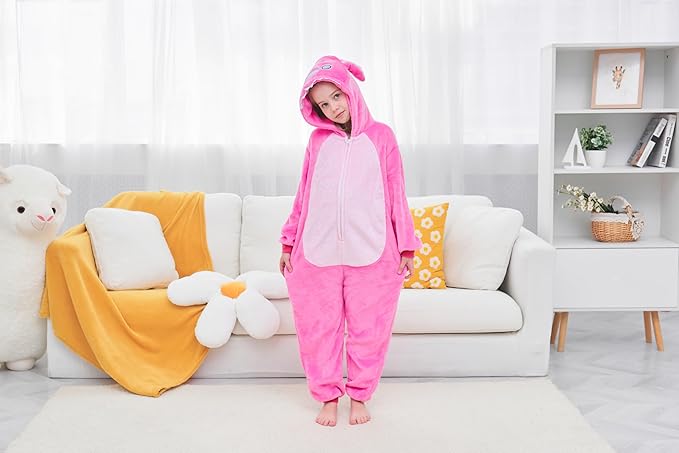 Unisex Adult Onesie Pajamas, Polar Fleece Cosplay Animal One Piece Halloween Costume Pajamas Homewear