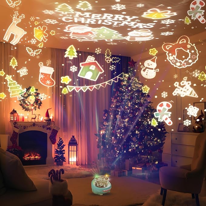 Dinosaur Toys for Kids 3-5, Dino Projector Baby Toys 6 to 12 Months, Christmas Birthday Party Xmas Gifts for 1-12 Year Olds Boys Girls Toys, Baby Toddler Children Kids Bedroom Decor