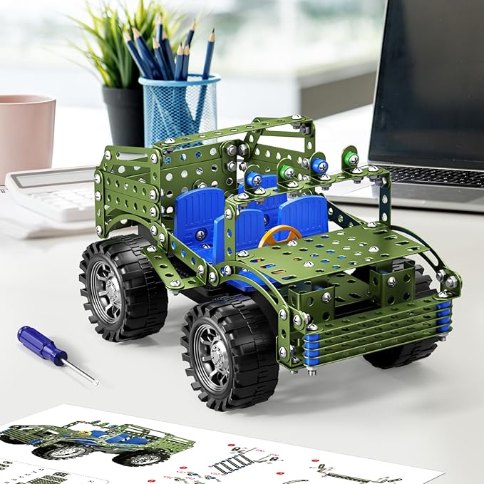 Model Truck Set for Kids Boys 8 9 10 11 12 Years Old - Teen Building Kits, Educational Building Projects Model, Assembly Science Model Car Kits Toys Gifts for Kids Ages 8-12 12-16 and Adults