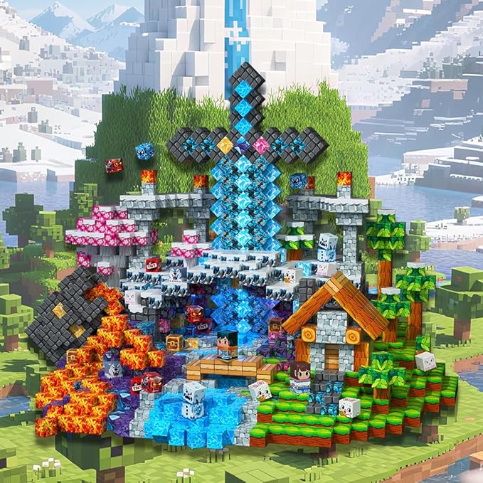 150pcs Sensory Magnetic Blocks Toys for Kids, Stacking Magnets, School STEM Toys Birthday Gifts for Boys and Holiday Easter Gifts BSG008