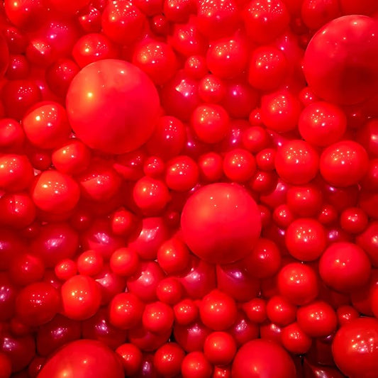 300 Pcs Latex Balloons Different Sizes 5/10/12/18 Inch Party Anniversary Balloons Bulk for Birthday Wedding Baby Shower Party Decoration(Red)