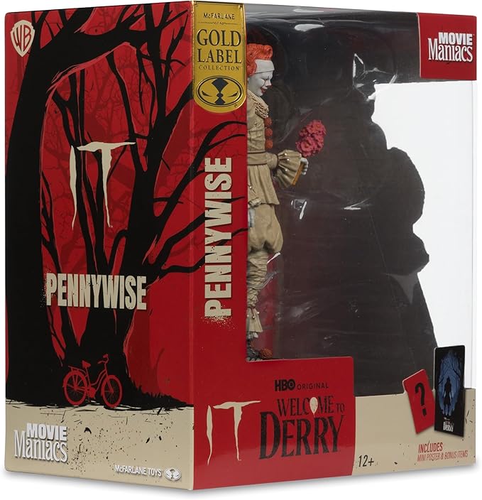 McFarlane Toys - Bob Gray as Pennywise (IT: Welcome to Derry) 6in Posed Figure Gold Label