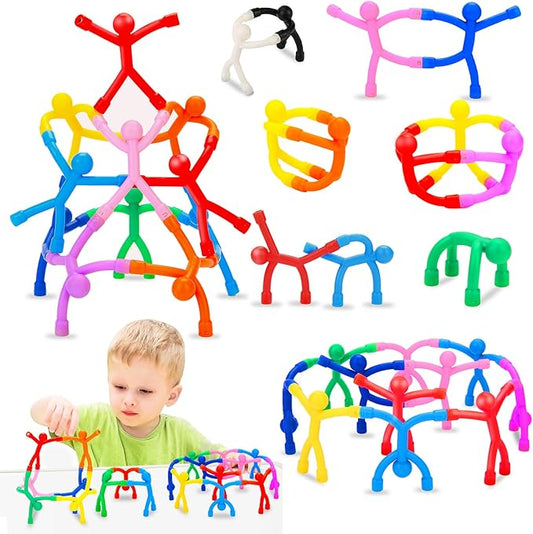 36Pcs Magnetic-People-Magnet-Men, Magnetic Travel Toys for Kids, Creative, Portable and Educational, Funny Magnets for Kids, Small Toys for Classroom Prizes, Easter Egg Stuffers, Office