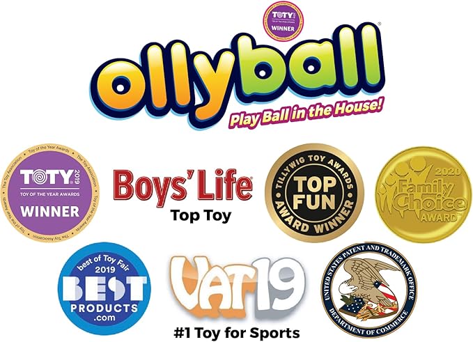 Ollyball Peppa Pig - Toy of The Year Indoor Colorable Kickball - Gifts for Kids and Adults to Play Ball in The House