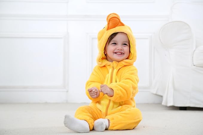 Dream cosplay Unisex Baby Costume,Baby Flannel Animal Halloween Home Clothing