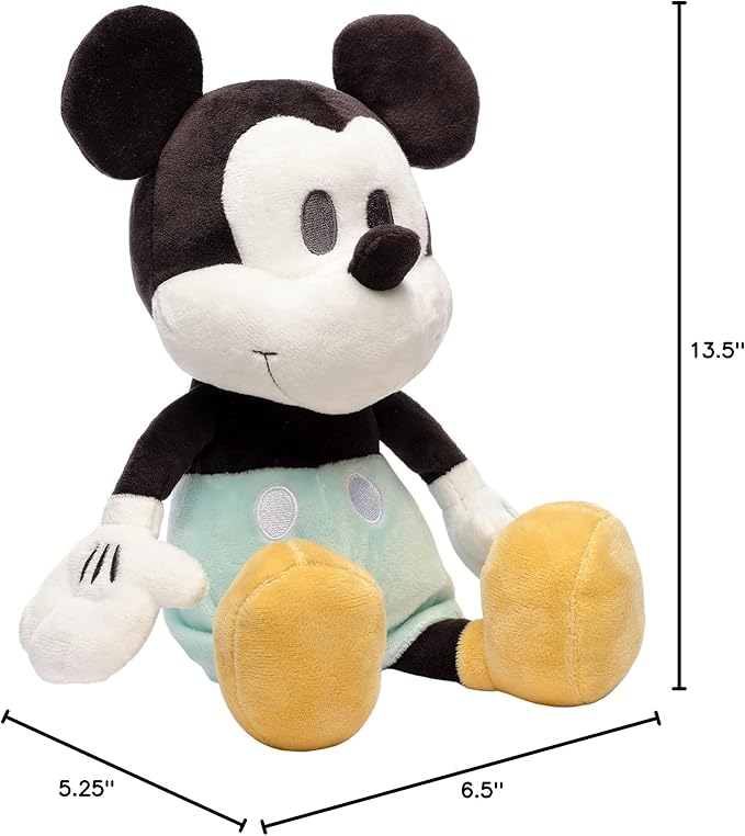 Lambs & Ivy Disney Baby Classic Mickey Mouse Plush Stuffed Animal Toy