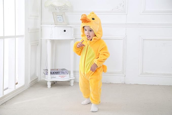 Dream cosplay Unisex Baby Costume,Baby Flannel Animal Halloween Home Clothing