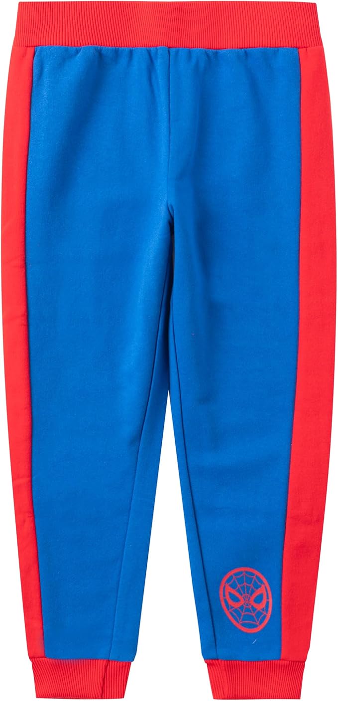 Marvel Spider-Man Boys 2 Piece Short Sleeve Shirt and Pants Set for Toddlers and Big Kids